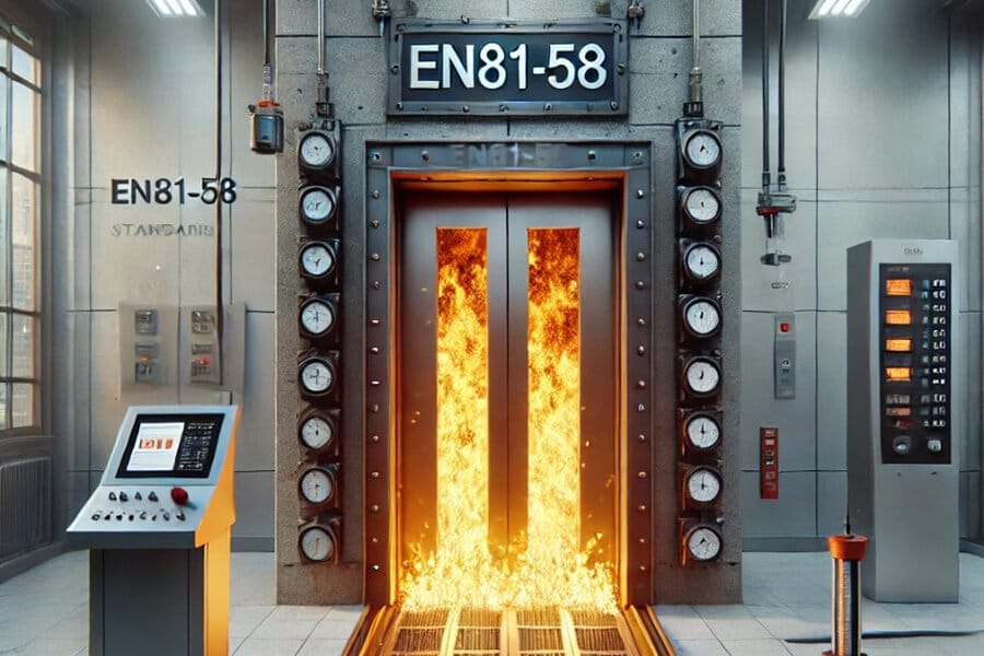 Understanding EN 81-58: Fire Resistance Testing for Elevator Landing Doors